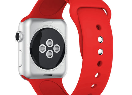 Double Rivets Silicone Watch Band for Apple Watch Series 3 & 2 & 1 42mm, Apple Watch 42mm