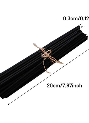 100Pcs Reed Diffuser Sticks Set 3mm 8inch Fiber Reed Diffuser Sticks Fragrance for Bedroom Office Bathroom Home