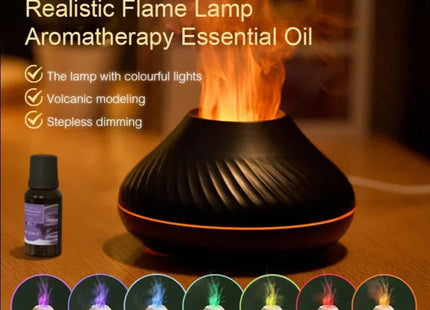 Humidifier with Color Flame Night Light
