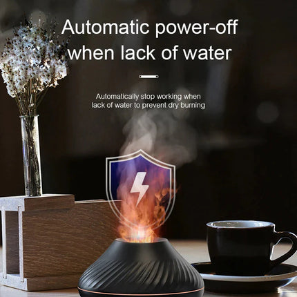 Humidifier with Color Flame Night Light