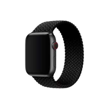 Apple Watch Braided Solo Loop Band – Black, 42/44/45/49 mm
