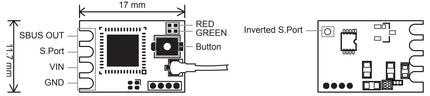 FrSky Archer M+ 2.4Ghz Micro SBUS Receiver (ACCESS OTA)