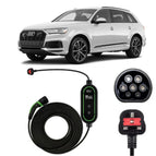 Type 2 to 3 Pin Charging Cable / 10M / 6amp – 12amp Adjustable (2.3kW)