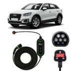 Type 2 to 3 Pin Charging Cable / 10M / 6amp – 12amp Adjustable (2.3kW)