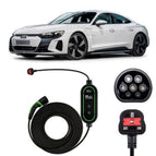 Type 2 to 3 Pin Charging Cable / 10M / 6amp – 12amp Adjustable (2.3kW)