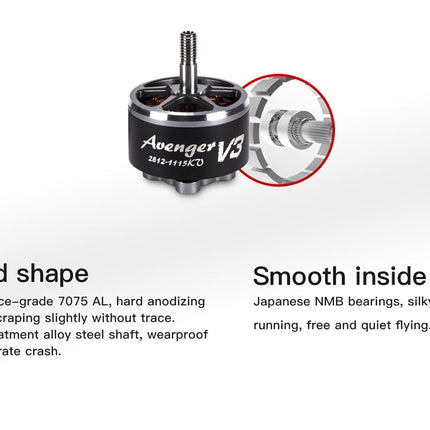BrotherHobby Avenger V3 2812 (900kV, 1115kV) 5-8S Long Range Motor
