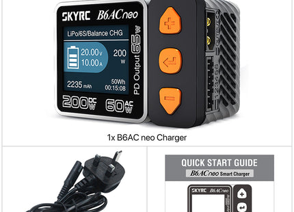 SkyRC B6 AC neo AC/DC 200W Charger
