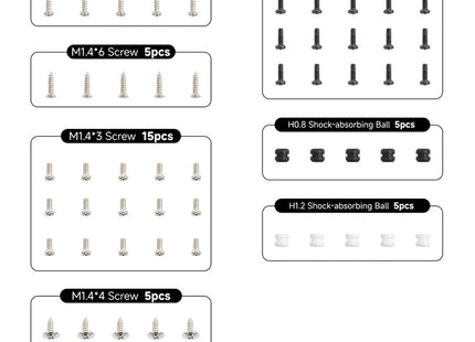 Screw Pack For BetaFPV Whoop Drone - Replacement Hardware Kit