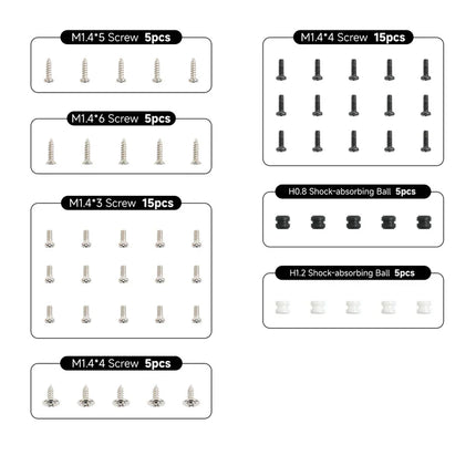 Screw Pack For BetaFPV Whoop Drone - Replacement Hardware Kit