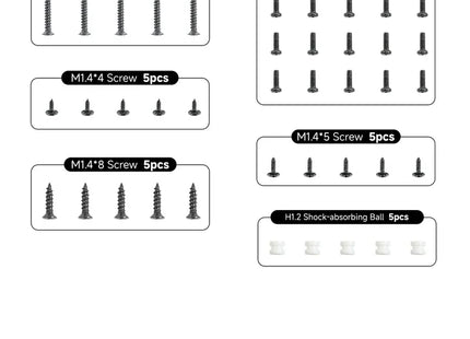 Screw Pack For BetaFPV Whoop Drone - Replacement Hardware Kit