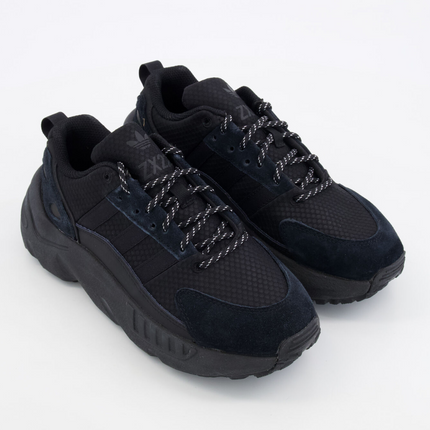 Adidas ZX 22 Boost Trainers Black Unisex Sneakers Size UK 5.5 EU 38.5