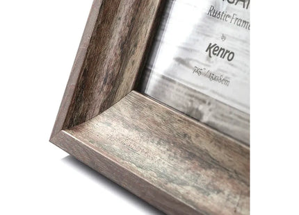 Kenro Bergamo Rustic Series 7x5 Triple Photo Frame - Brown