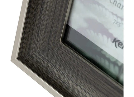 Kenro Bergamo Charcoal 8x6 Photo Frame