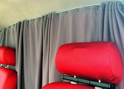 For Ford Transit Custom Cab Divider Curtain Kit with Rail Premium Quality  - Van-X