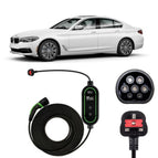 Type 2 to 3 Pin Charging Cable / 10M / 6amp – 12amp Adjustable (2.3kW)