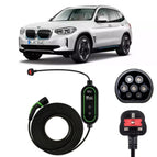 Type 2 to 3 Pin Charging Cable / 10M / 6amp – 12amp Adjustable (2.3kW)