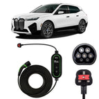 Type 2 to 3 Pin Charging Cable / 10M / 6amp – 12amp Adjustable (2.3kW)