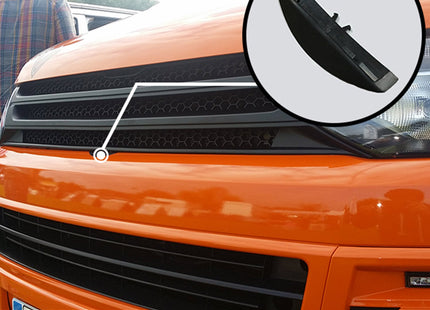 For VW T5.1 Transporter Matte Black Badgeless Grille *Clearance* [B Grade] | Van-X