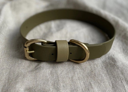 Bentley Olive & Khaki Colour Block Collar