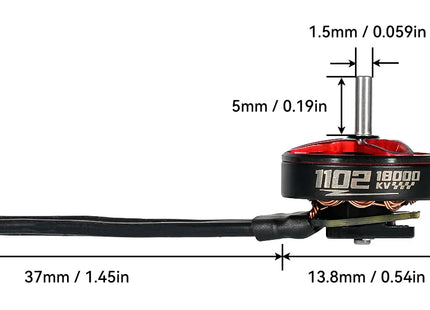 BetaFPV 1102 V2 18000kV Brushless Motors (Pack of 4) 2022 Version