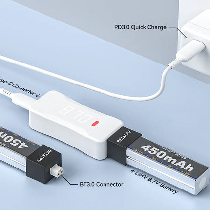 BetaFPV 2S BT3.0 Battery Charger and Voltage Tester