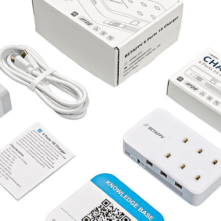 BetaFPV 6 Ports 1S Battery Charger V2 (PH2.0 BT2.0)