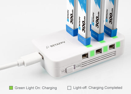 BetaFPV 6 Ports 1S Battery Charger V2 (PH2.0 BT2.0)