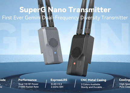 BetaFPV SuperG Nano Transmitter (2.4Ghz ELRS Gemini)