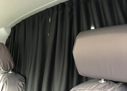 For Mercedes Vito Cab Divider Curtain Kit with Rail Premium Quality - Van-X