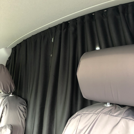 For MAN TGE / New Crafter Campervan & Motorhome Maxi-Cab Divider Curtain with Rail – Premium Privacy