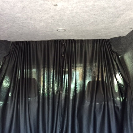 For Ford Freda Cab Divider Curtain Kit with Rail Premium Quality - Van-X