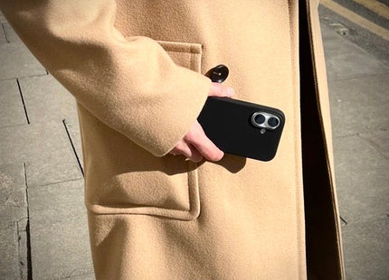 Black Liquid Silicone iPhone 17 Case - MagSafe Compatible | The Classic Case