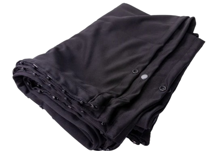 For VW T6 Transporter Window Curtains Eco-Line Black | Camper Van Curtains | Van-X