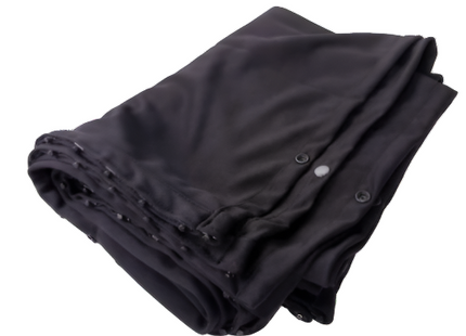 For VW Caddy Window Curtains Eco-Line Black | Camper Van Curtains | Van-X