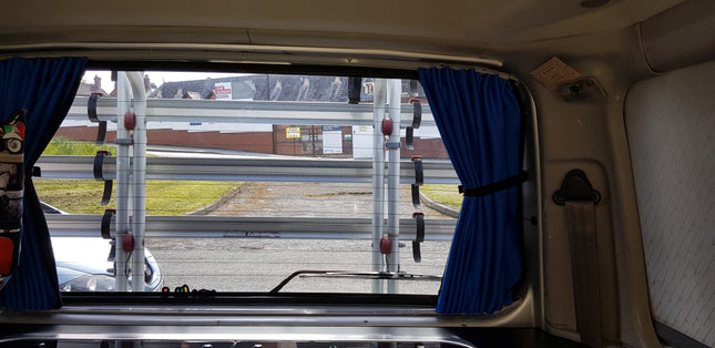 For Vauxhall Vivaro Premium 1 x Tailgate Window Curtains Van-X