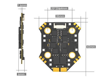 iFlight Borg F7 Mini Stack V2 (60 Mini 4-IN-1 ESC) 20x20 2-8S