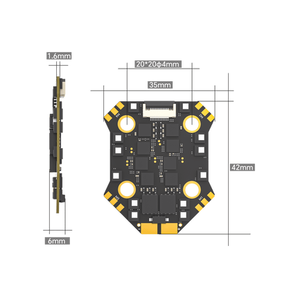 iFlight Borg F7 Mini Stack V2 (60 Mini 4-IN-1 ESC) 20x20 2-8S