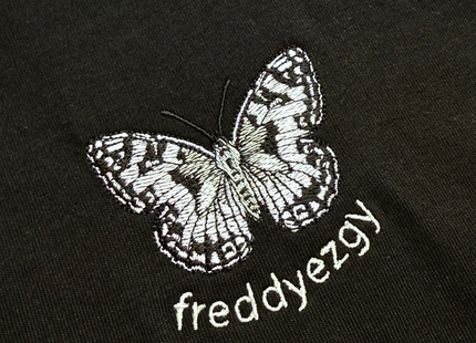 Marbled White Butterfly T-Shirt - Butterfly - Unisex Relaxed Fit