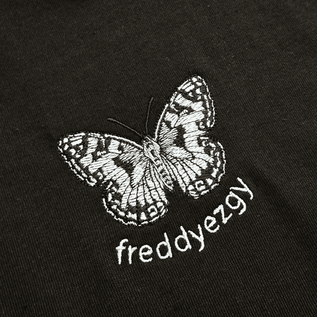 Marbled White Butterfly T-Shirt - Butterfly - Unisex Relaxed Fit