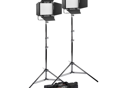 Litemons LP600BI Bi-Colour LED Continuous Twin Lighting Kit