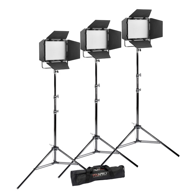 Godox Litemons LP600BI Bi-Colour LED Continuous Three Head Lighting Kit