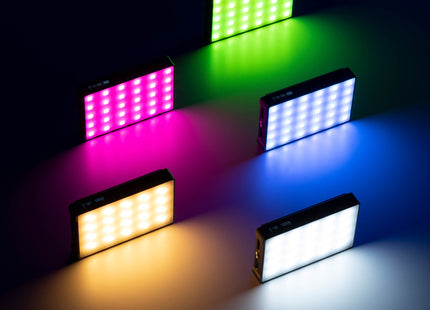 KNOWLED C5R Pocket-Sized Creative RGBWW LED Panel with Built-in Rechargeable Battery