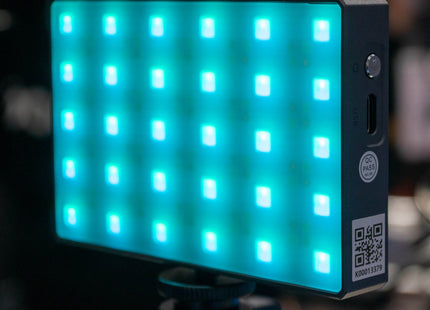 KNOWLED C5R Pocket-Sized Creative RGBWW LED Panel with Built-in Rechargeable Battery