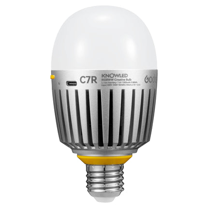 KNOWLED C7R K8 E27 RGBWW Creative Bulb 8-Light Kit for Practical Set Lighting with Built-in Battery