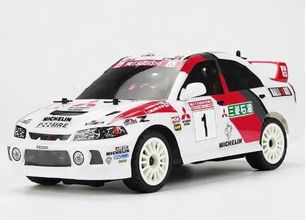 Carisma GT24 Mitsubishi Lancer Evolution IV 1/24 4WD Micro Rally Car RTR