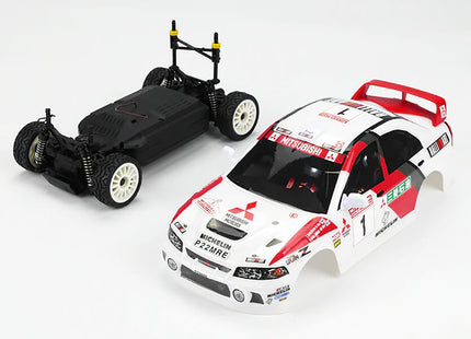 Carisma GT24 Mitsubishi Lancer Evolution IV 1/24 4WD Micro Rally Car RTR
