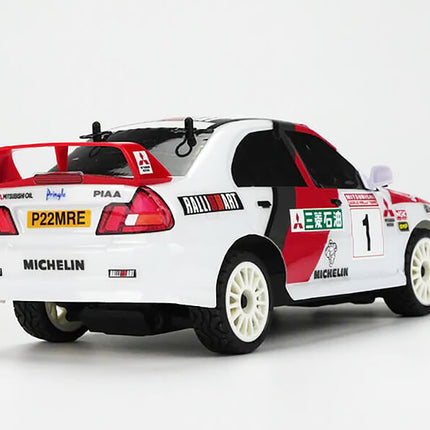 Carisma GT24 Mitsubishi Lancer Evolution IV 1/24 4WD Micro Rally Car RTR