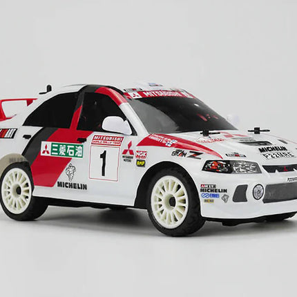 Carisma GT24 Mitsubishi Lancer Evolution IV 1/24 4WD Micro Rally Car RTR
