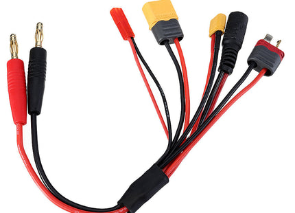 4mm Banana to XT60 XT30 DC5.5 T-Plug Charger Adapter Cable