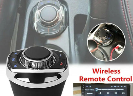 Multifunctional Car Cup Holder Wireless Knob Button Steering Wheel Button Remote Control without Light, without Light